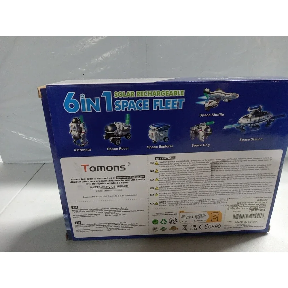 Gobi Dex 6 In 1 Solar Rechargable Space Fleet. Stem Learning Educational Toy.